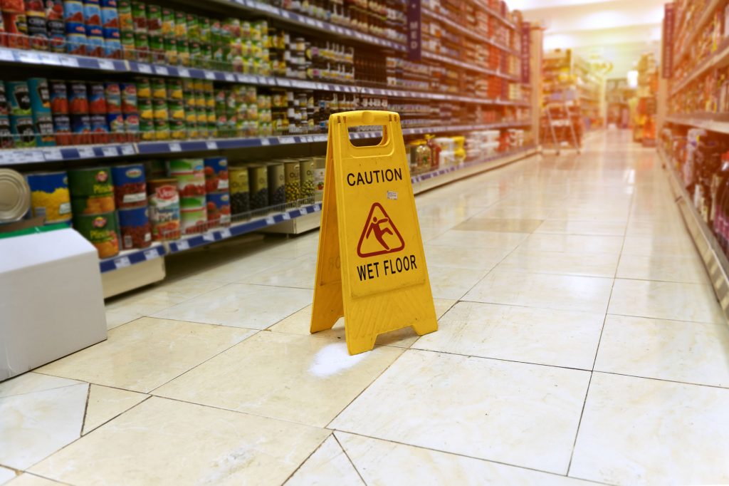 Slips, Trips & Falls in supermarkets, shops and shopping centres