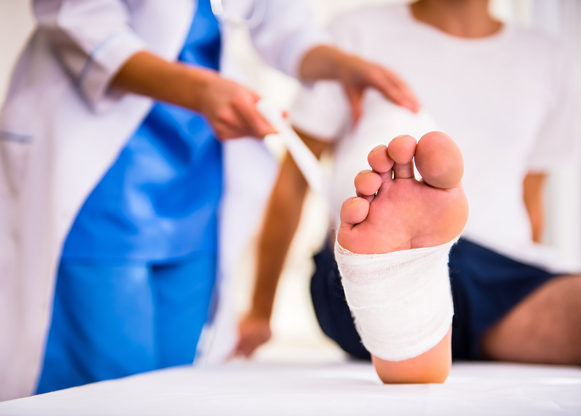 foot injury compensation, crush foot claims